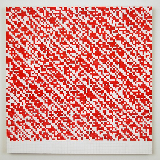 Kara Braciale, Labor (The Dice Are Loaded)
2012, gouache, graphite on panel