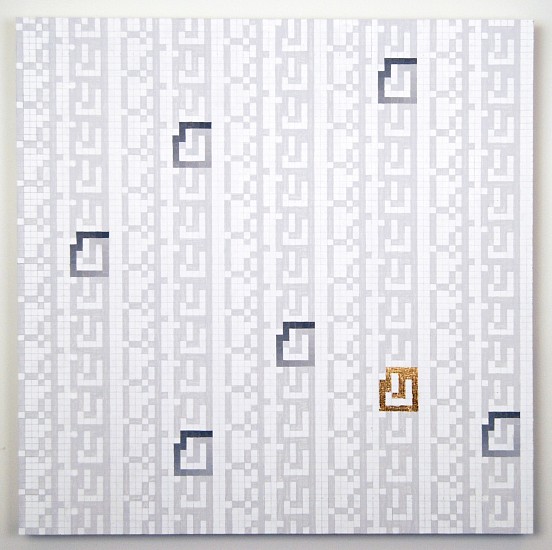 Kara Braciale, memento mori
2013, gouache, graphite, gold leaf on panel